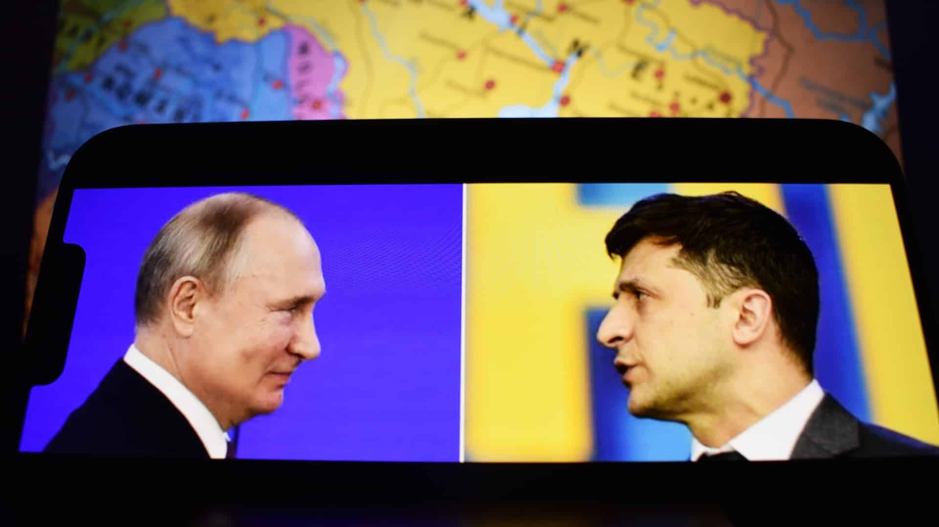 Владимир Путин мен Владимир Зеленский / фото: shutterstock