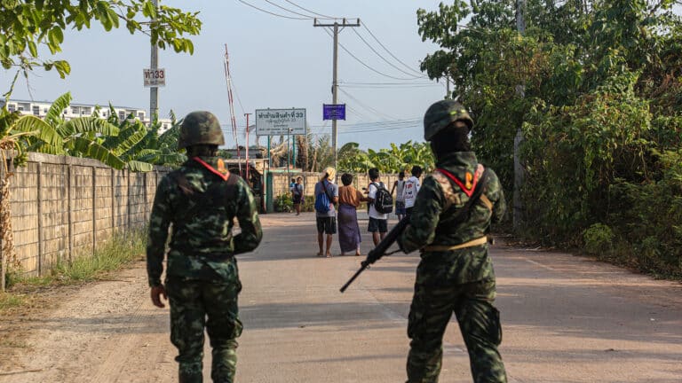 Myanmar military raids notorious cybercrime center on the border with Thailand