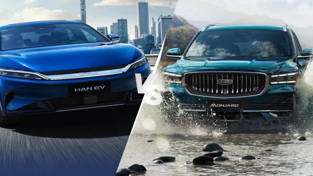 Geely стремительно догоняет BYD на китайском рынке