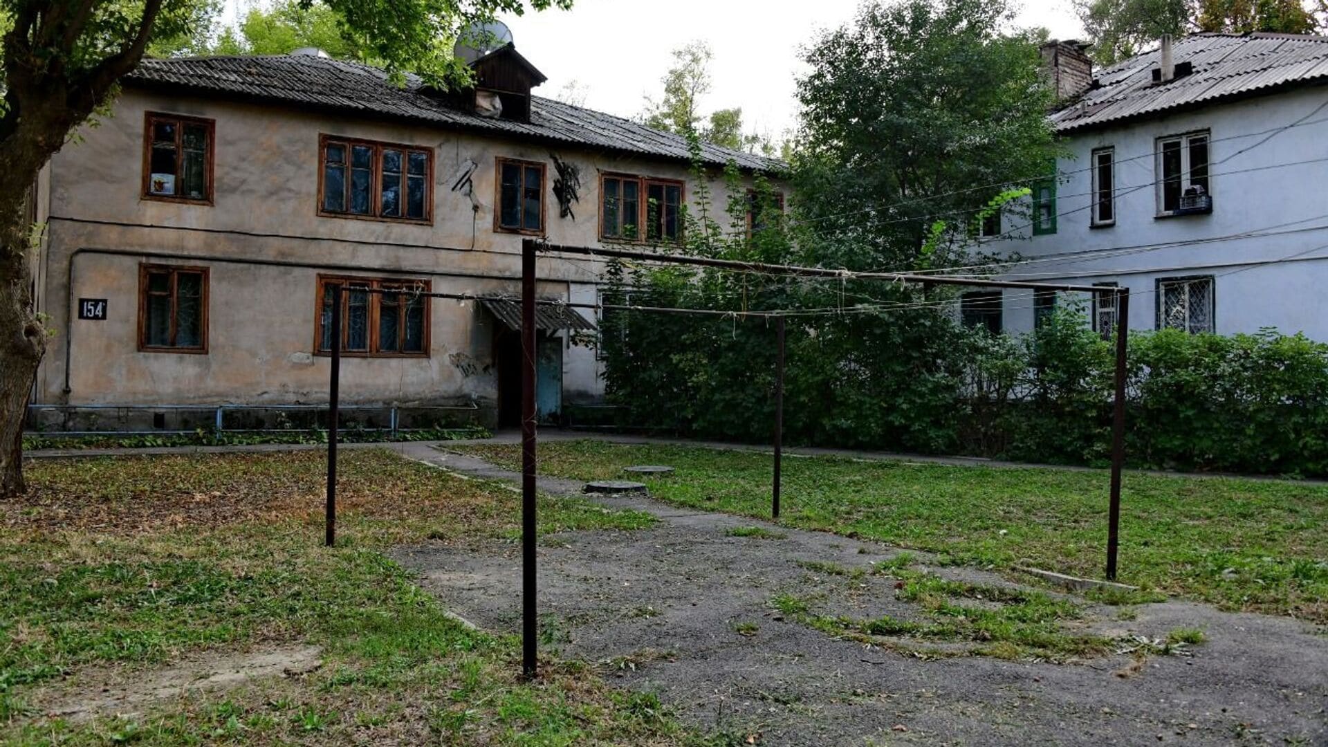 ветхие дома Алматы 