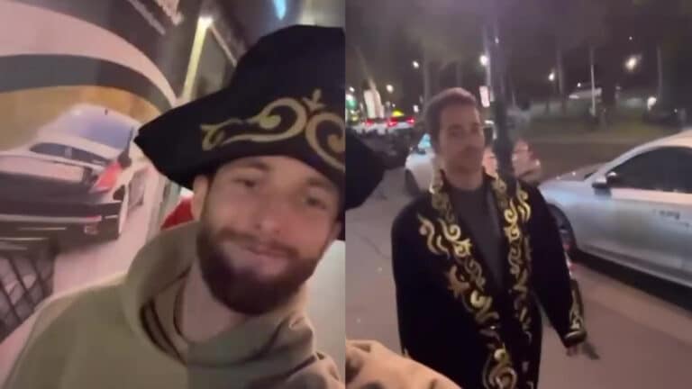 Corentin Moutet takes Kazakh style to the streets of Vienna