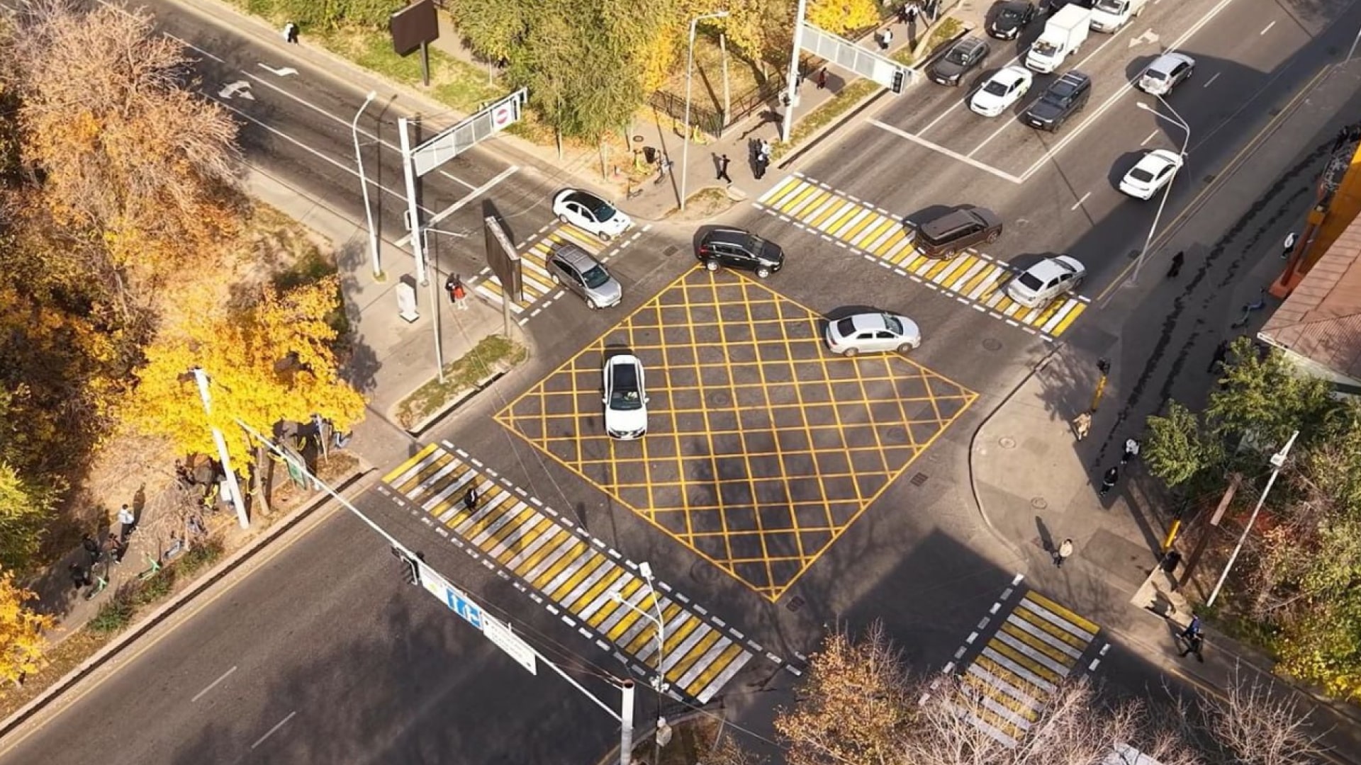 В Алматы внедрили необычную разметку 2025