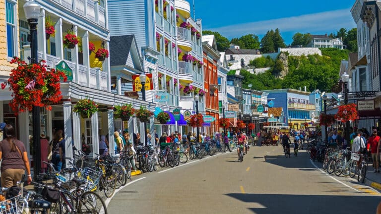 Mackinac: US island where cars are banned and horses rule