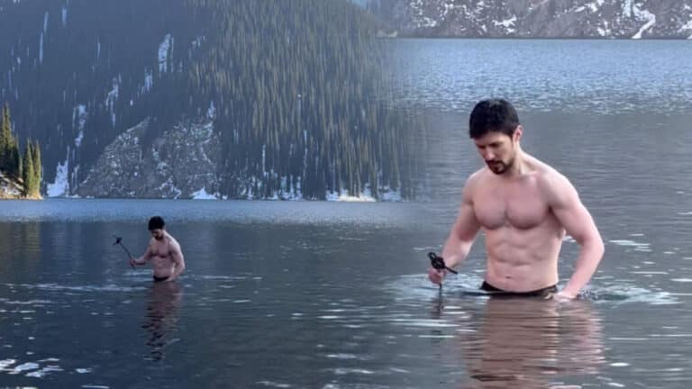 Telegram CEO Pavel Durov explains mountain lake swim in Kazakhstan