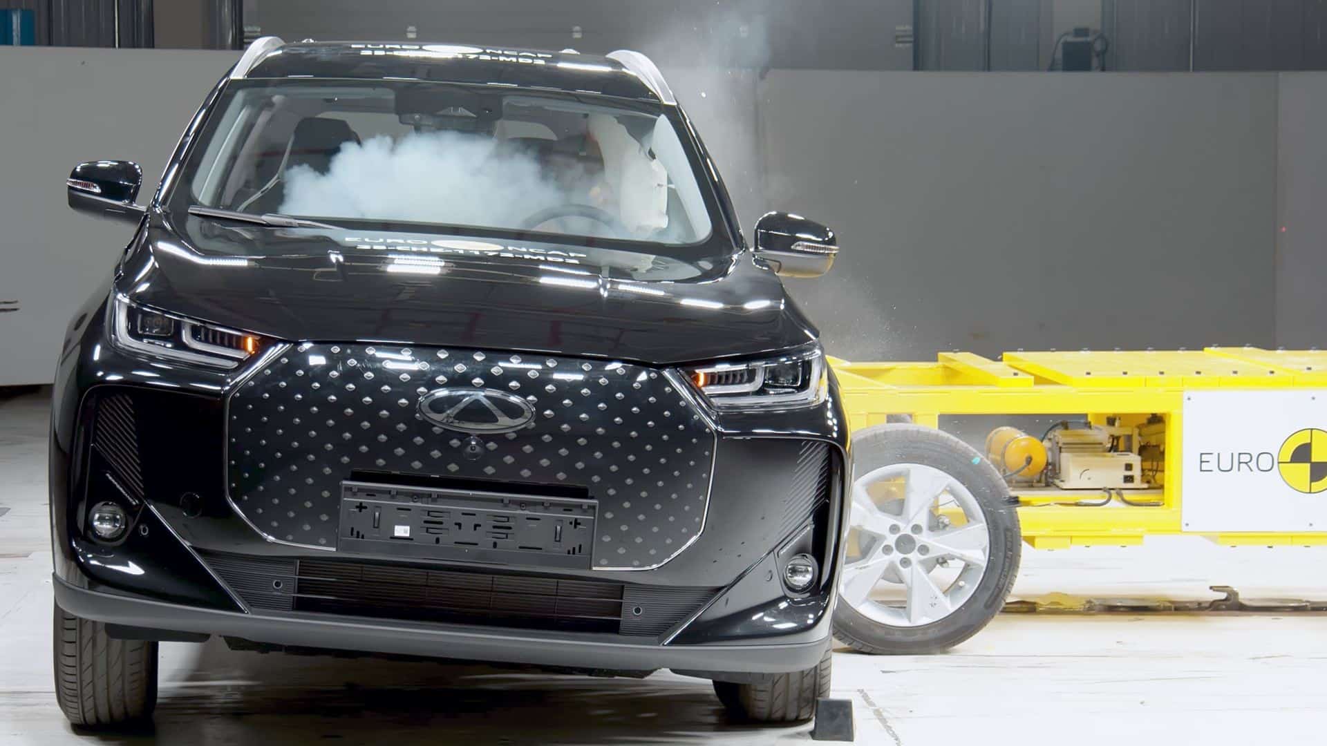 краш тест новый Chery Tiggo 7 2025, чери тигго 7