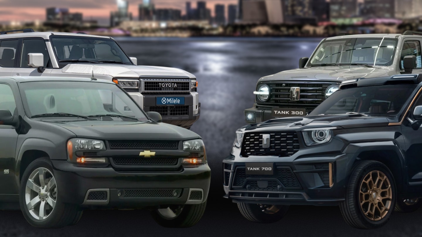 Chevrolet TrailBlazer, Tank 700, Land Cruiser Prado 250, ленд крузер прадо 
