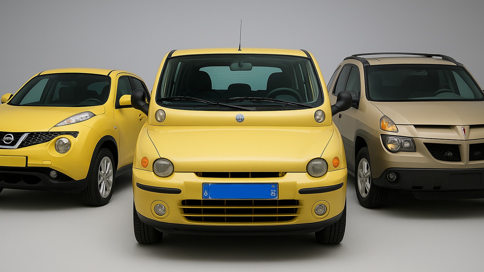 Fiat Multipla, самые страшные машины