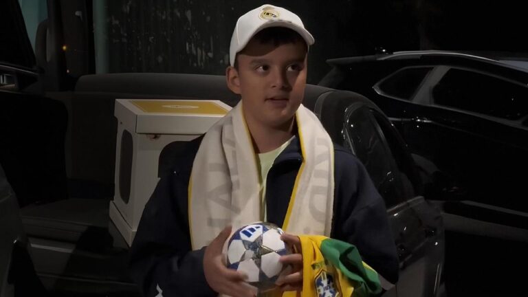 Boy from Uzbekistan duped for match ticket receives ball signed by Real Madrid legend