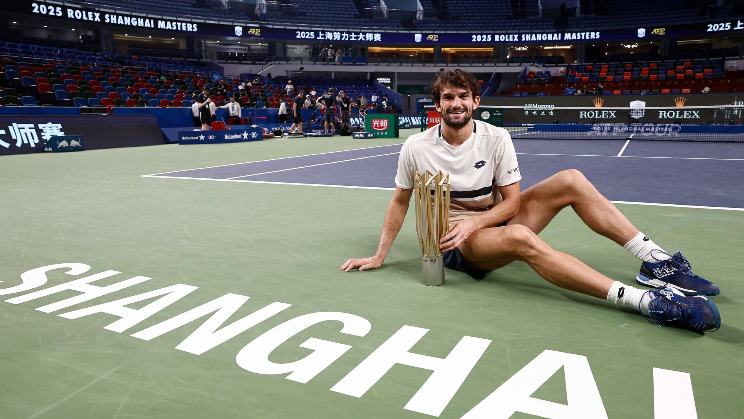 40-я ракетка мира из Монако Валантен Вашеро опубликовал первый пост в социальных сетях после сенсационной победы на турнире серии «Мастерс» в Шанхае