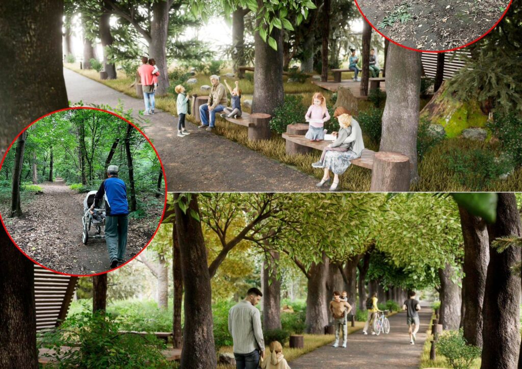 Алматинцам показали, как изменится роща Баума после неоднозначного обновления