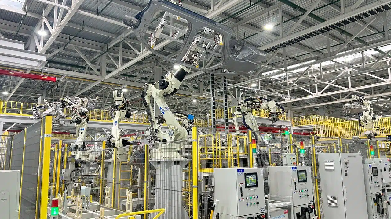 Сварка Kia в Костанае, завод в казахстане