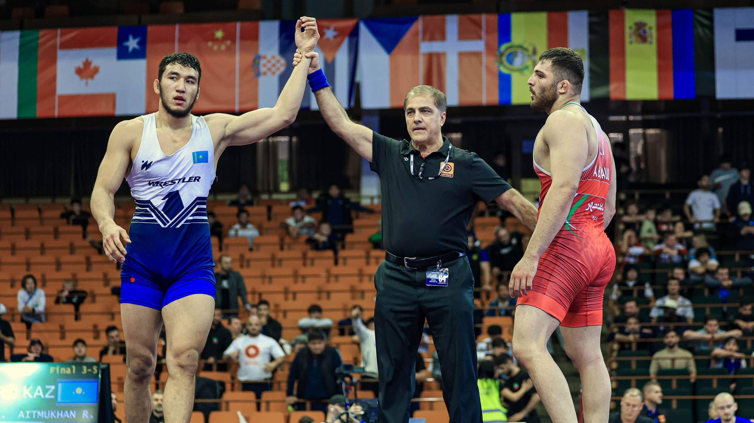 Сборная Казахстана завершила выступление на чемпионате мира по борьбе U23 в Сербии. Казахстанская борчиха Шугыла Омирбек (55 кг) выиграла золото турнира, а наш вольник Ризабек Айтуман (97 кг) стал обладателем бронзовой медали.