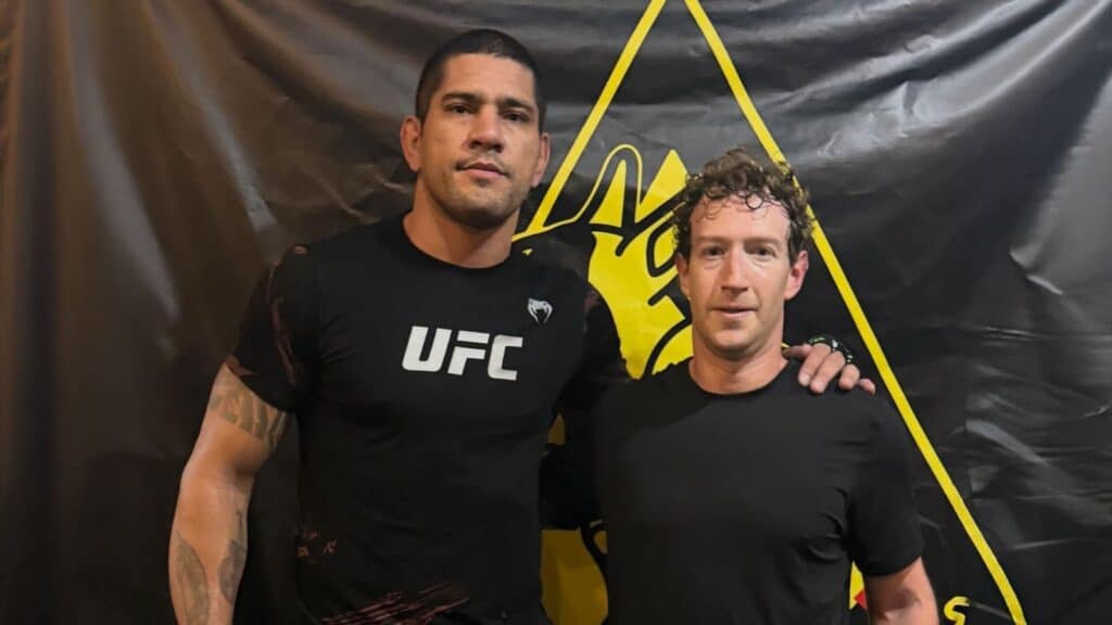 Марк Цукерберг, Алекс Перейра, UFC,  тренировка, Zuckerberg, Pereira, training