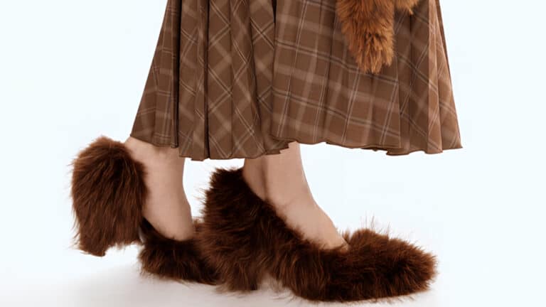 H&M’s fuzzy shoes are the new street style staple