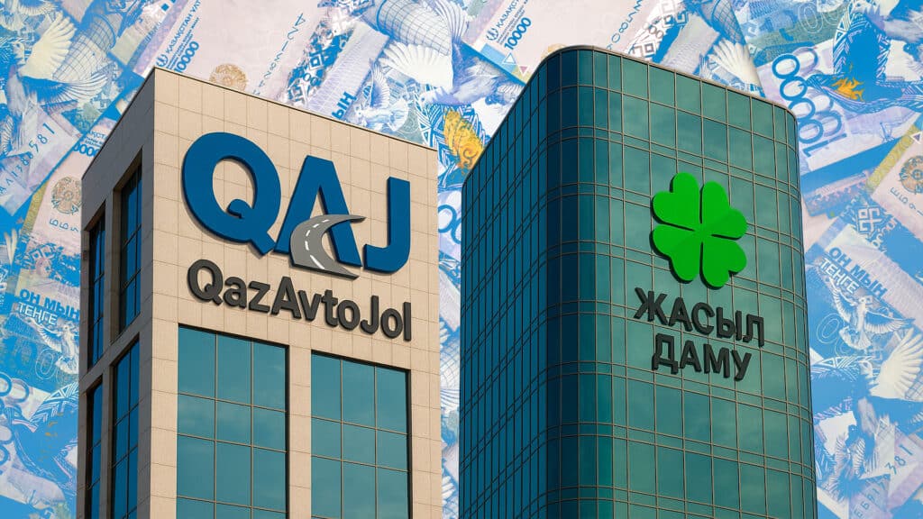 "КазАвтоЖол" и "Жасыл Даму" получили 730 млрд тенге из госбюджета за два года