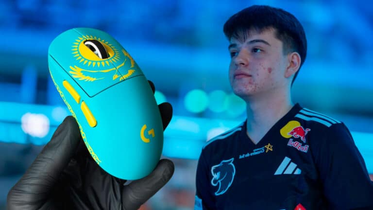 Kazakhstani esports pro molodoy receives exclusive computer mouse