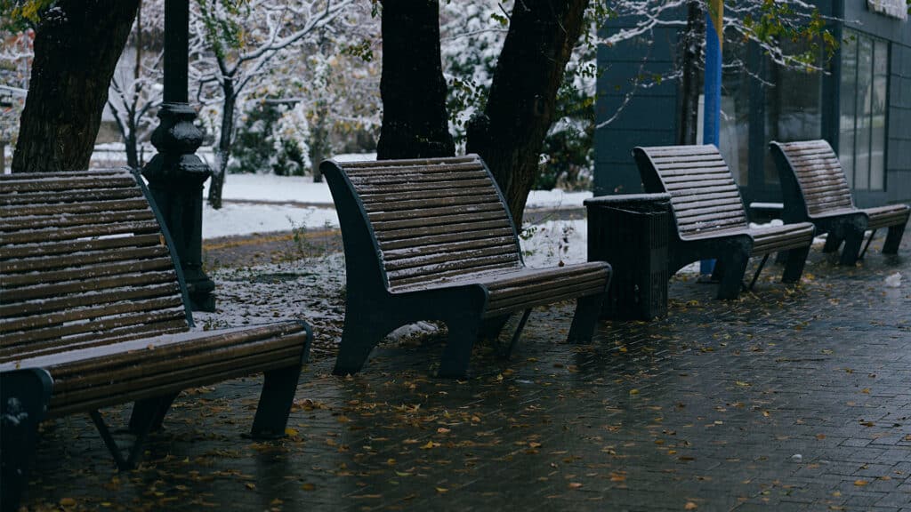 снег Алматы