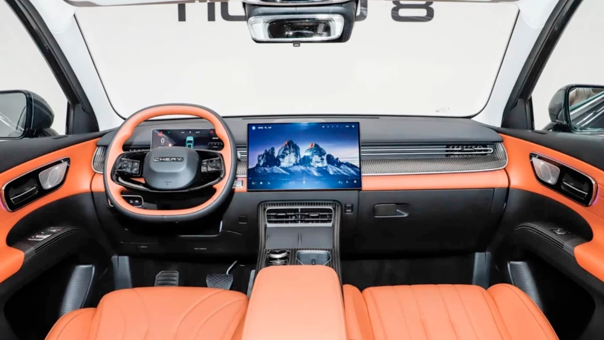 салон Chery Tiggo 8, салон тигго 8, новый чери тигго 8