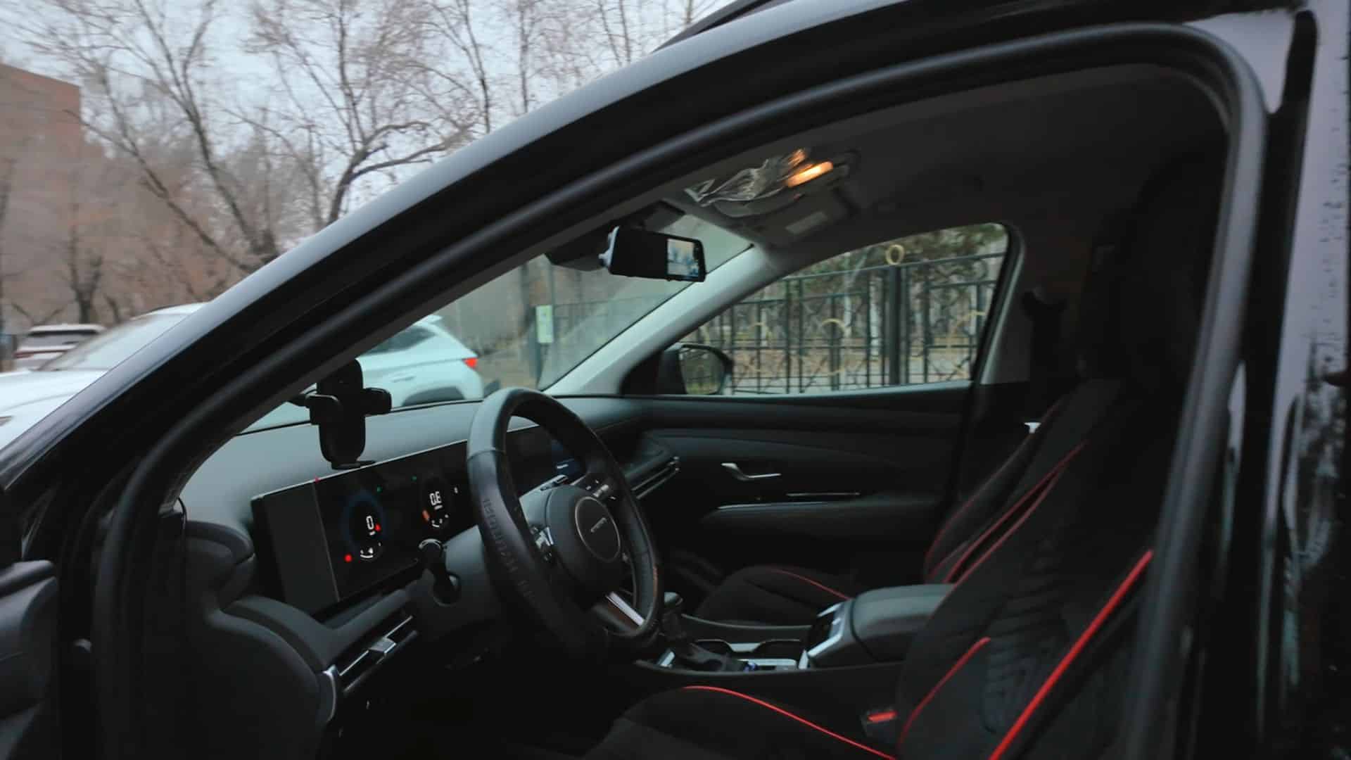 салон hyundai tucson, руль hyundai tucson 2023, хендай, Hyundai Tucson 2025