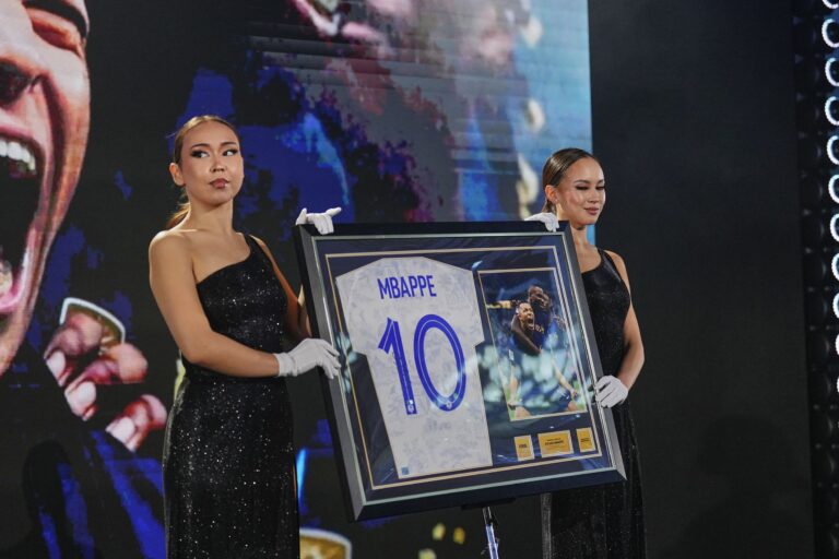 Mbappé’s jersey sold at auction in Astana