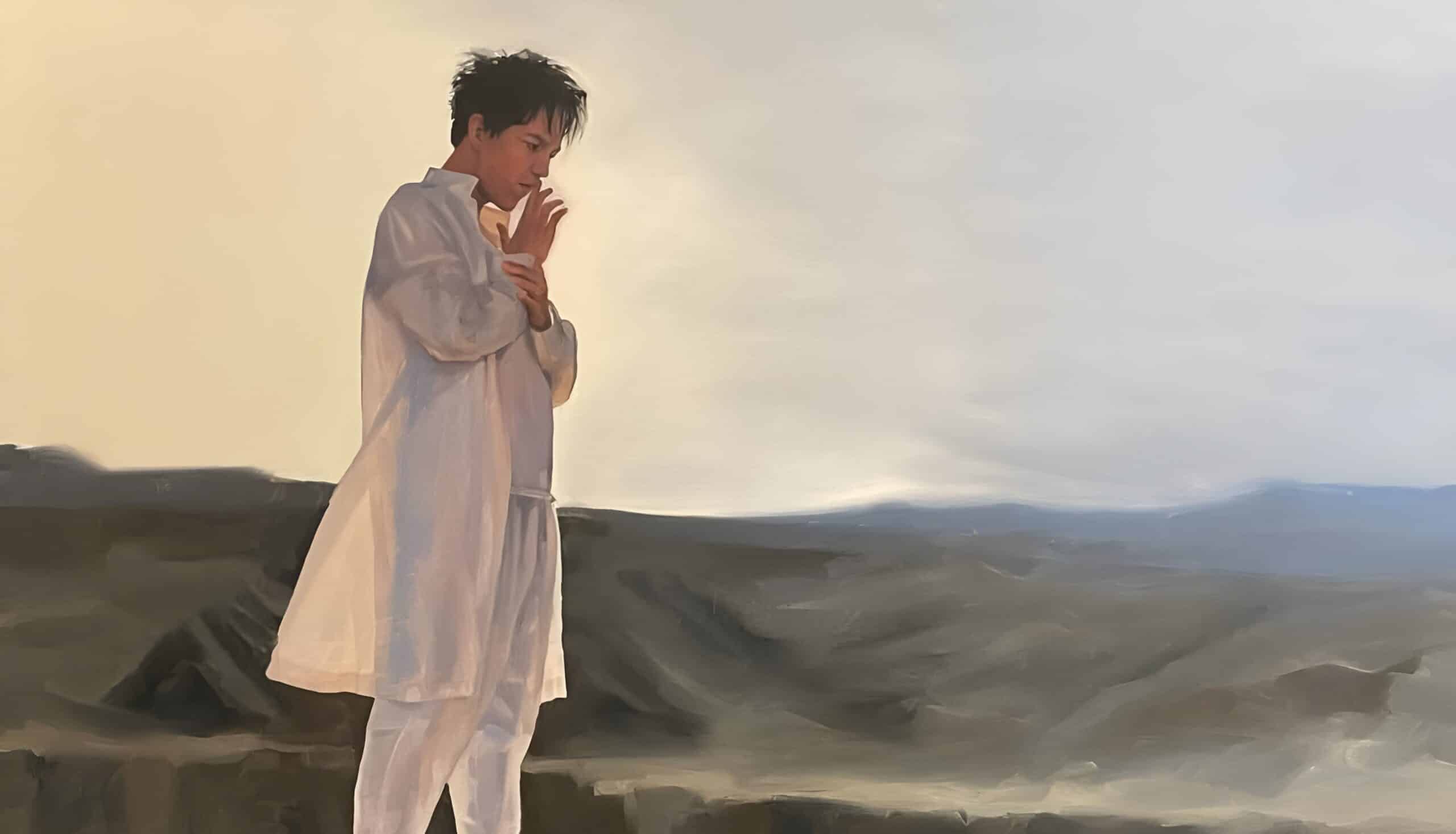 В Берлине открылась выставка картин, посвященная Димашу Кудайбергену