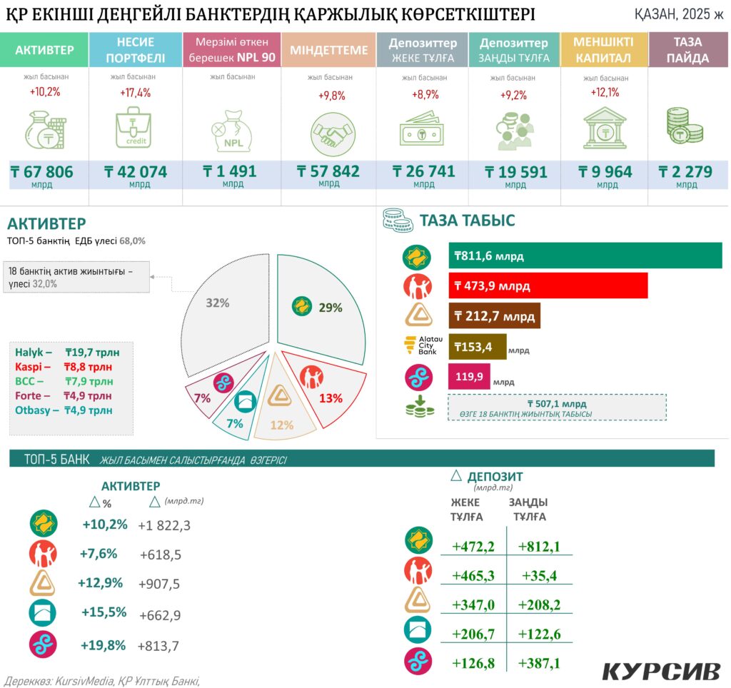 Инфографика 01: Банк секторына шолу