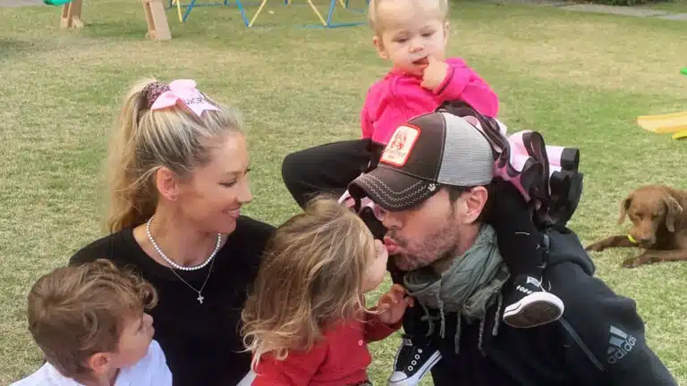 Enrique Iglesias and Anna Kournikova surprise fans with new baby