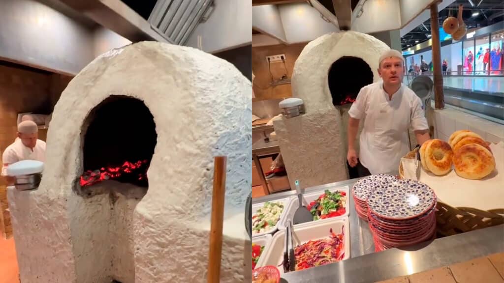 Тандыр в аэропорту Шереметьево удивил путешественников