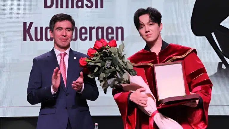 Dimash Qudaibergen receives Honorary Professor title
