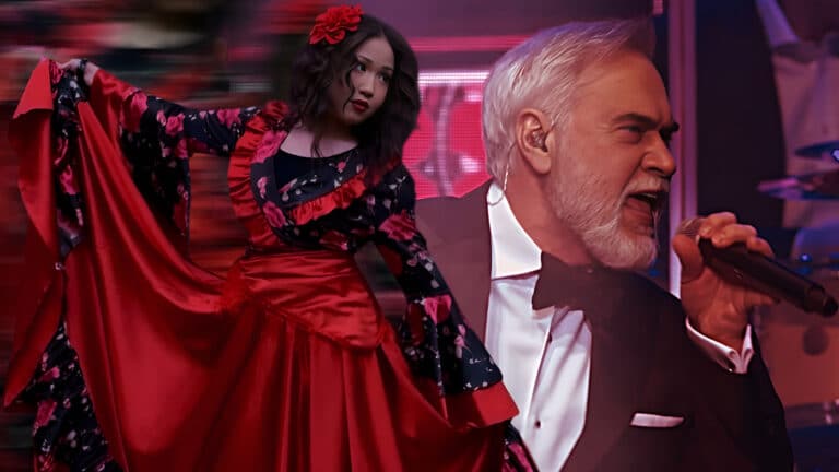 Девушка в образе цыганки Сэры стала звездой концерта Меладзе в Астане