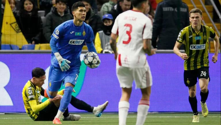 Olympiacos edges Kairat in Champions League clash