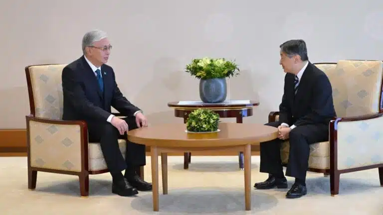 President Tokayev visits Japan, meets Emperor Naruhito