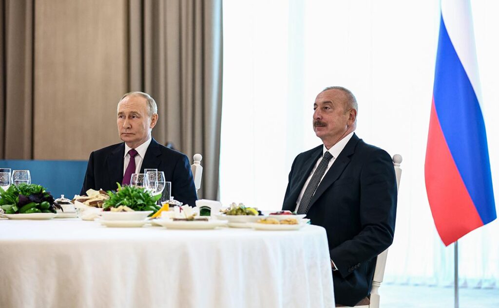 Илхам Әлиев, Владимир Путин