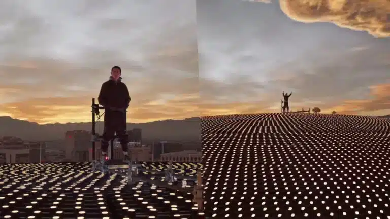 Timothée Chalamet becomes first to climb Las Vegas Sphere to promote film