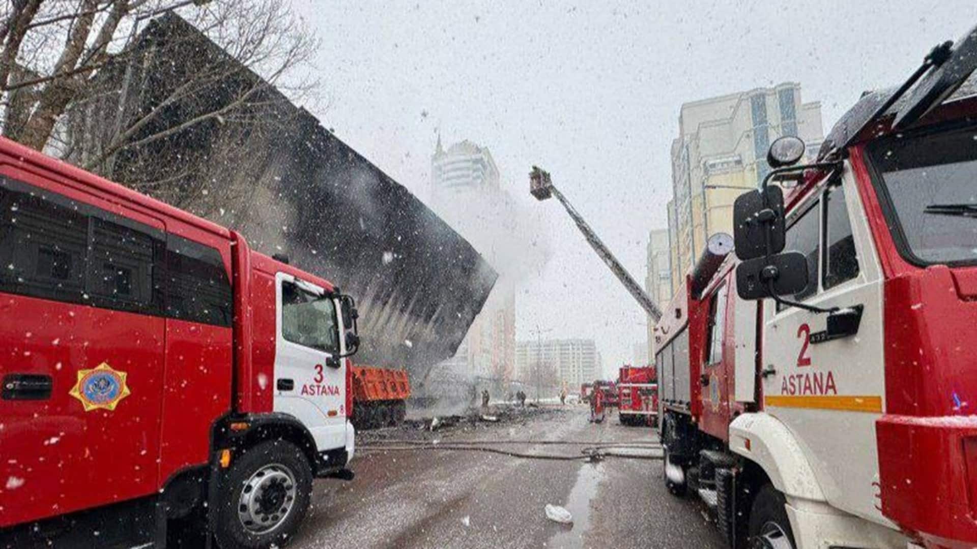 Cinema City ғимараты өртенді Астана