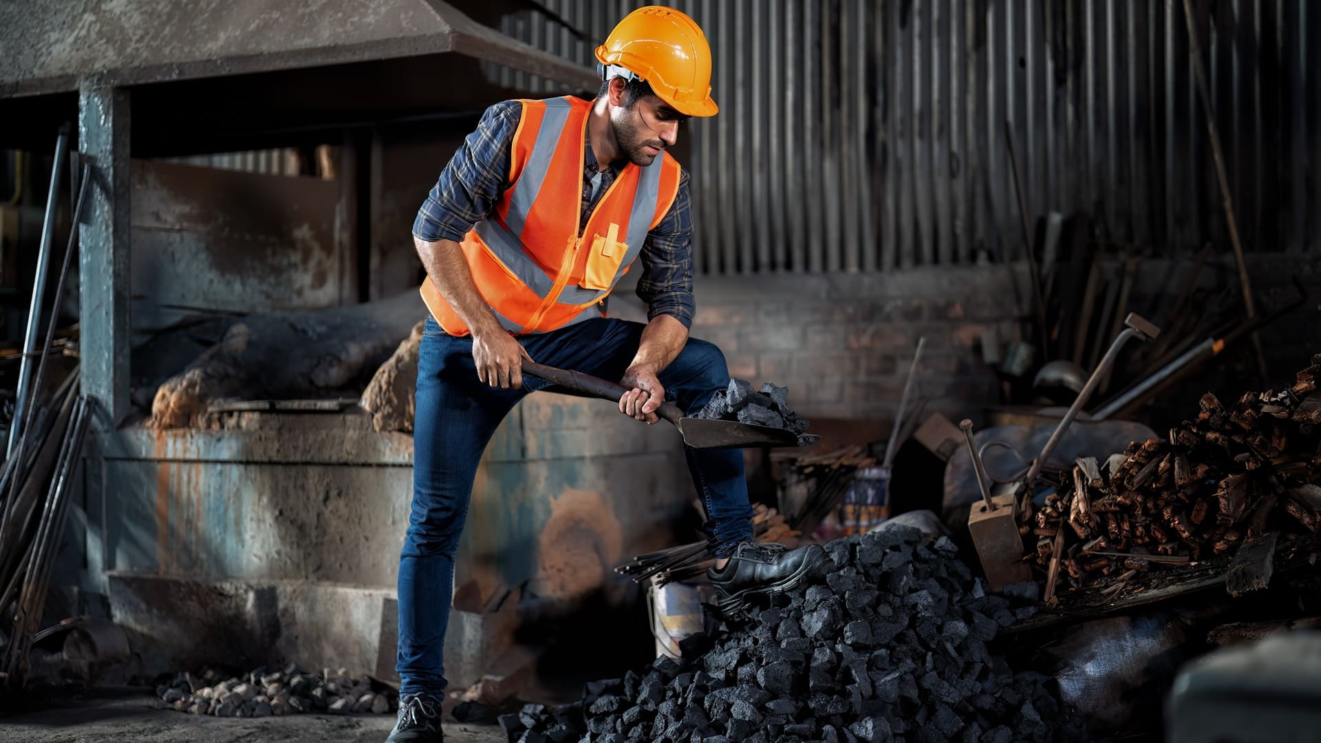 көмір жағушы домна пеші