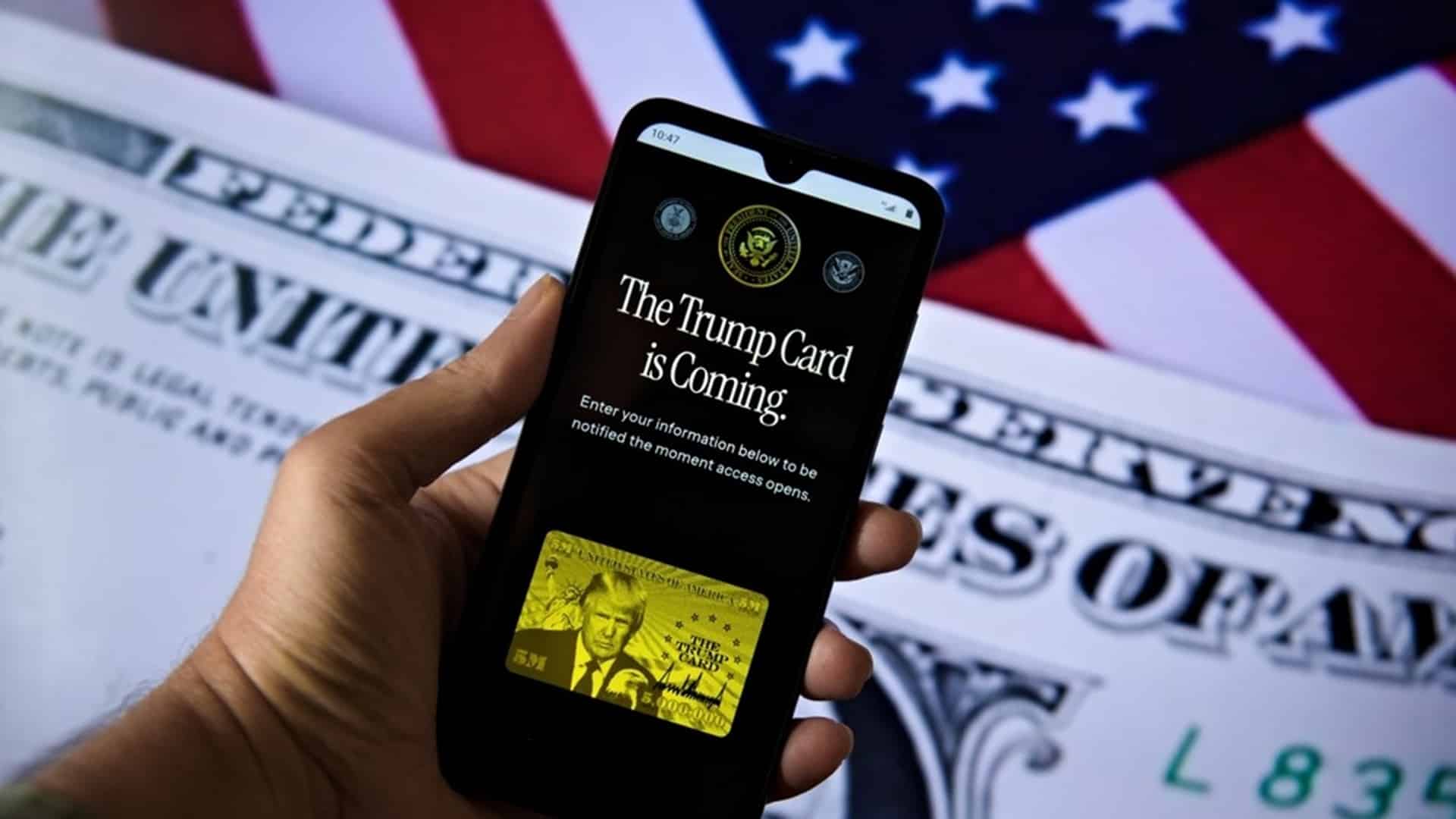 Дональд Трамп алтын виза карта