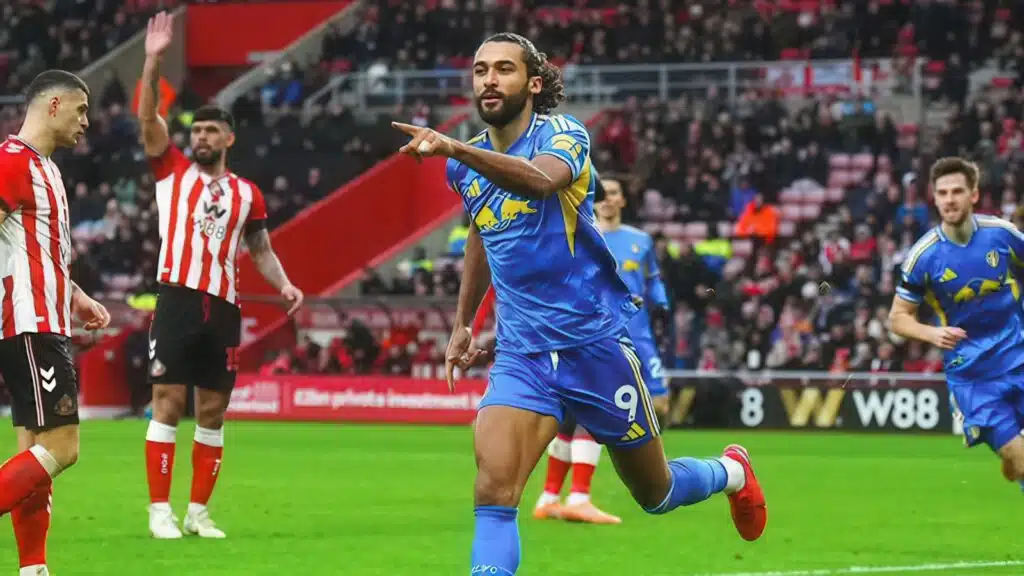 Форвард «Лидса» Доминик Калверт-Льюин довел свою голевую серию в АПЛ до шести матчей