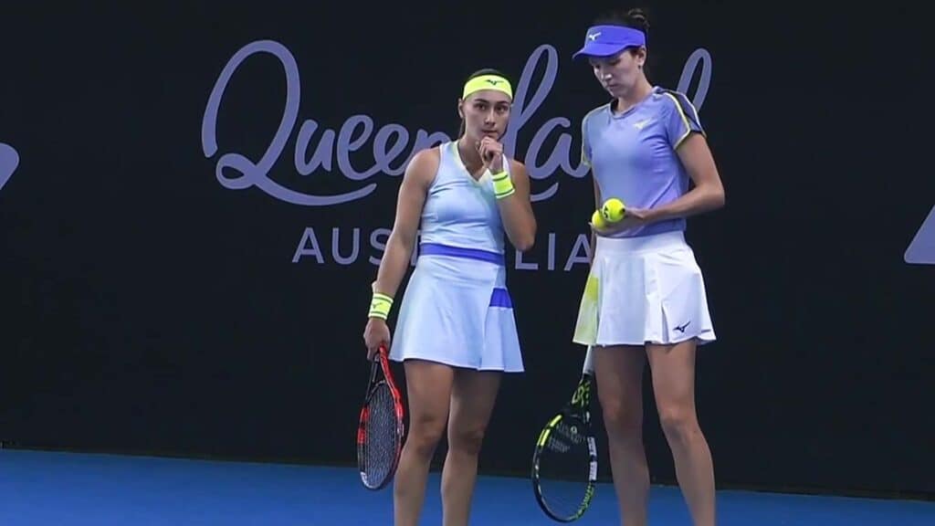 Александра Крунич и Анна Данилина проиграли полуфинал в Брисбене