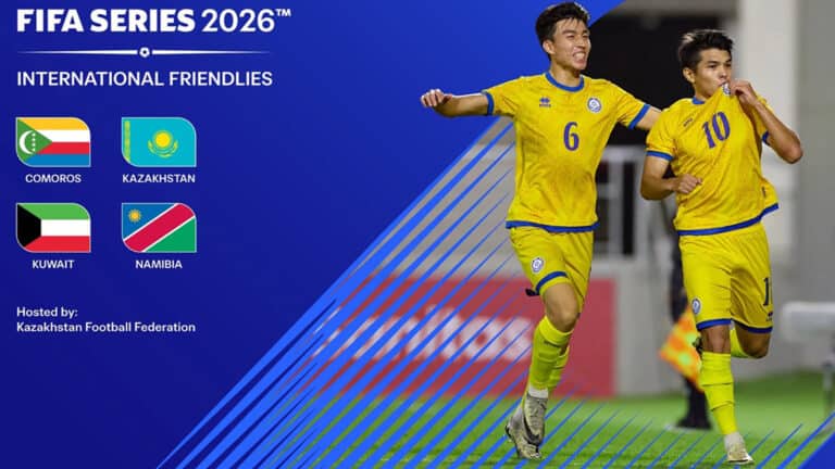Kazakhstan to play friendlies against Namibia, Kuwait and Comoros in FIFA Series 2026