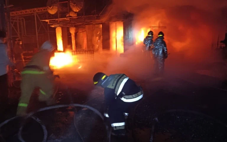 Арыс қаласындағы мұнай базасының станциясында өрт шықты