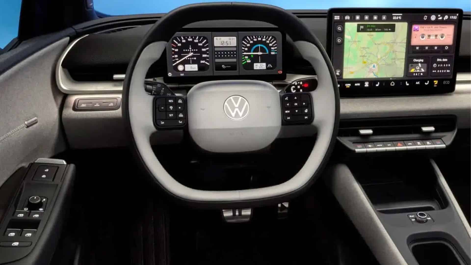 Volkswagen, новый Volkswagen Polo, новый фольксваген поло, физические кнопки, электрический поло, новый поло